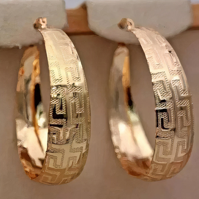 Vintage Gold Etnische Ohrringe