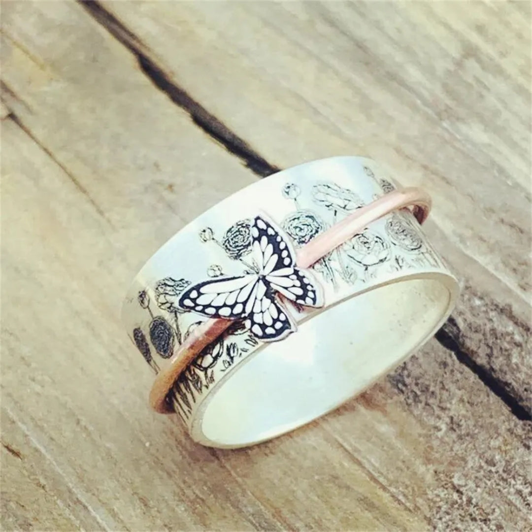 Vintage Schmetterlingsring