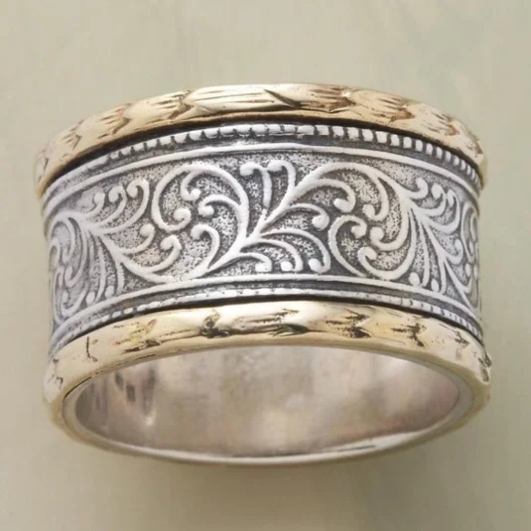 Vintage Gold- und Silberring