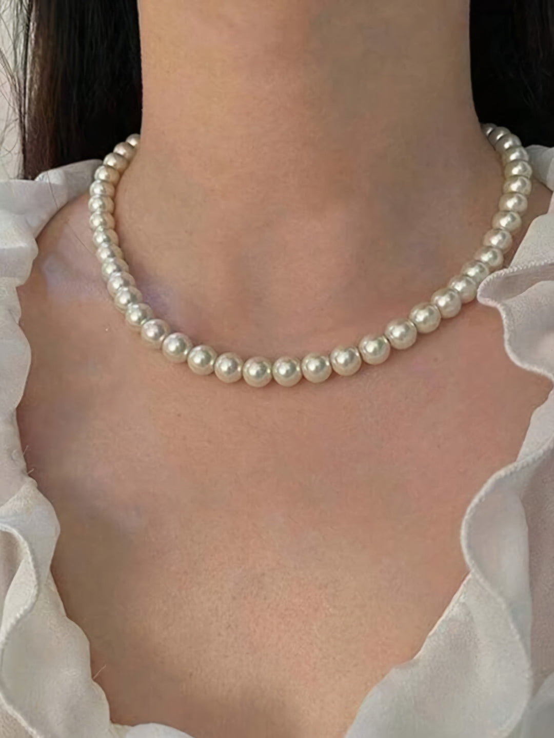 Klassische Perlenkette