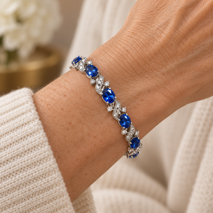 Giada verstellbares Saphirarmband