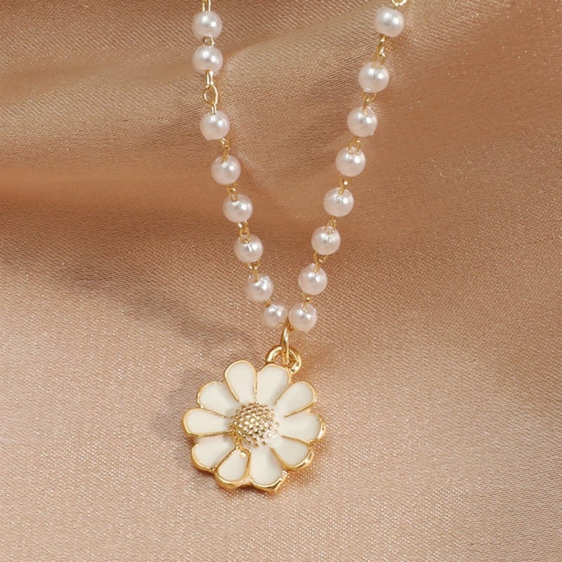 Daisy mit Perlen Anhänger