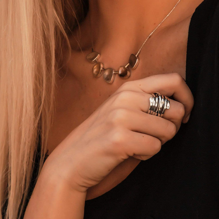 Bliss - Retro Tykk Silver Ring