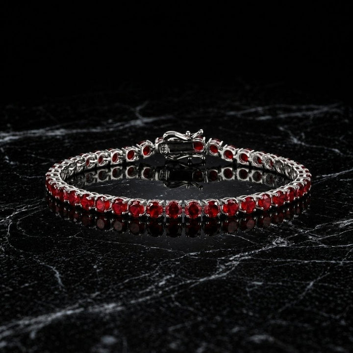 Rubin Tennisarmband