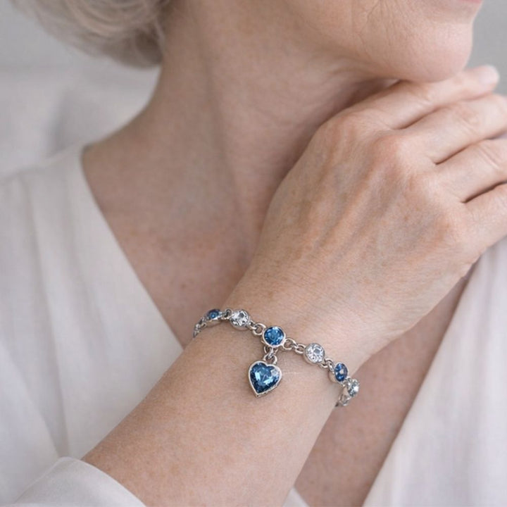 Ozean Herz Glühen Armband