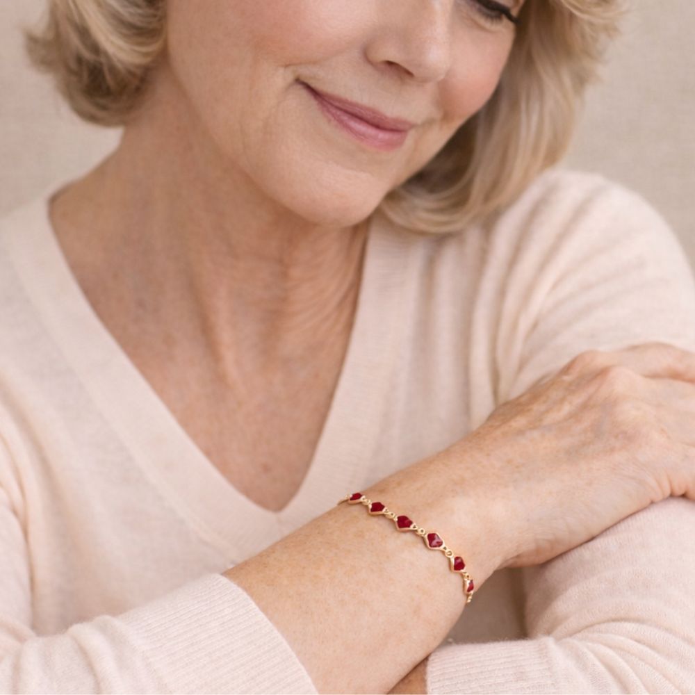 Ophelyra Granatelle Armband Gold