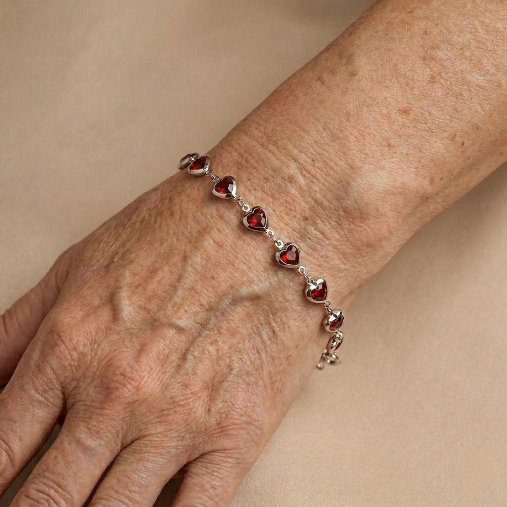 Ophelyra Garnetelle Armband Weißgold