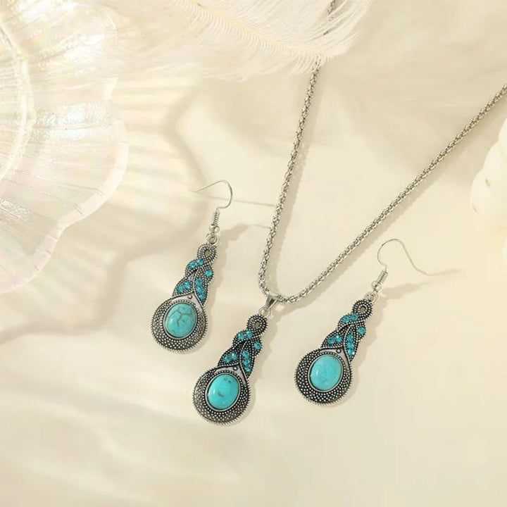 Vintage Türkisstein Schmuckset