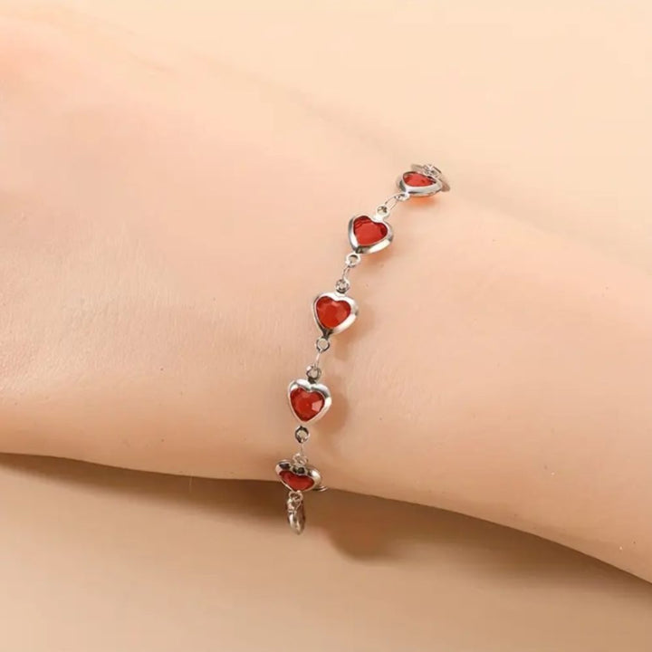 Ophelyra Garnetelle Armband Weißgold
