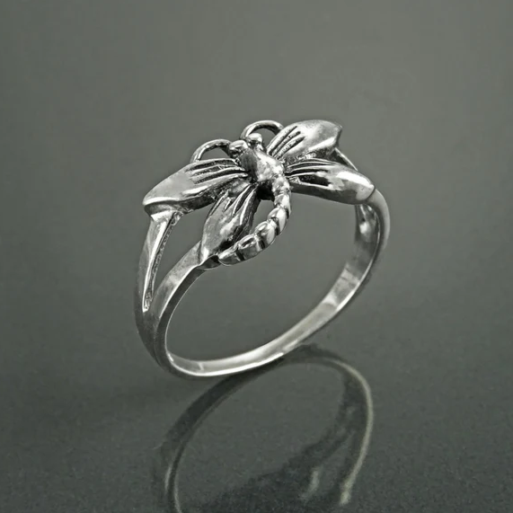Vintage Natur Silberring