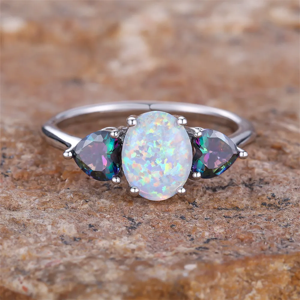 Vintage Bunter Opalring