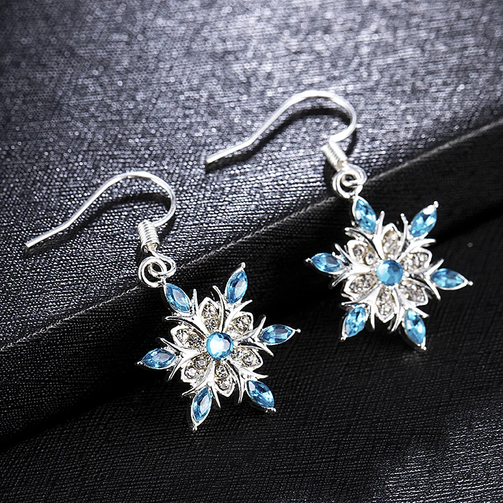 Vintage Blaue Starlight Ohrringe