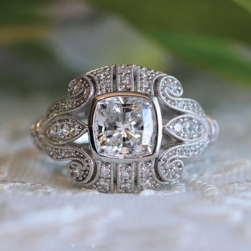 Vintage Modern Heller Silberring