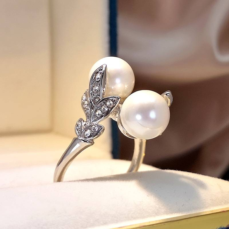Vintage Doppelperlenring