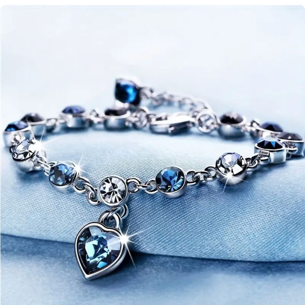 Ozean Herz Glühen Armband
